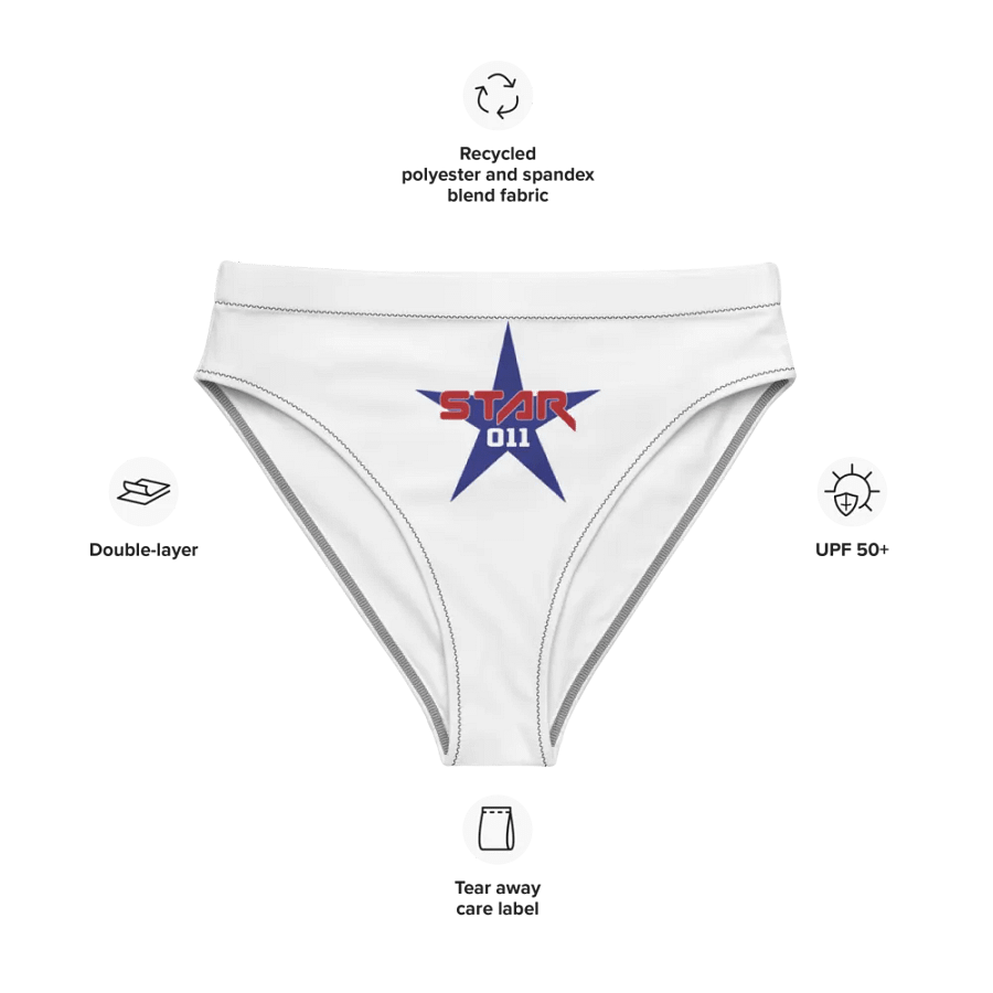 Star High Waisted Bikini bottom product image (9)