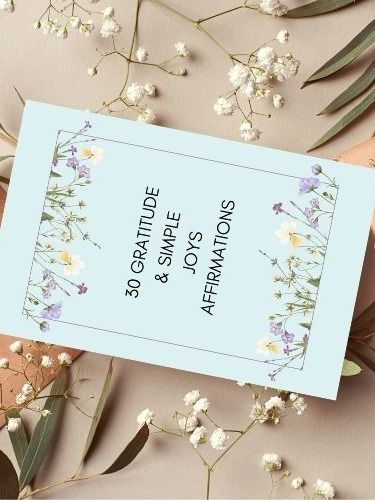 30 Gratitude & Simple Joys Affirmations product image (2)
