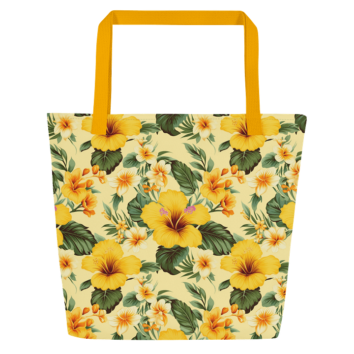 Tropical Hibiscus Tote Bag – Sunshine Ready! product image (1)