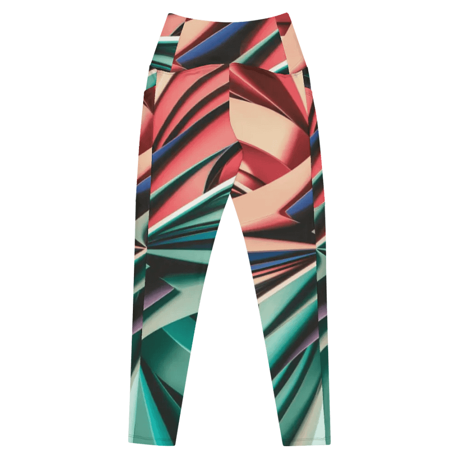 TDS Music Leggings with Pockets in Abstract Geometric Print (2XS-6XL) product image (3)