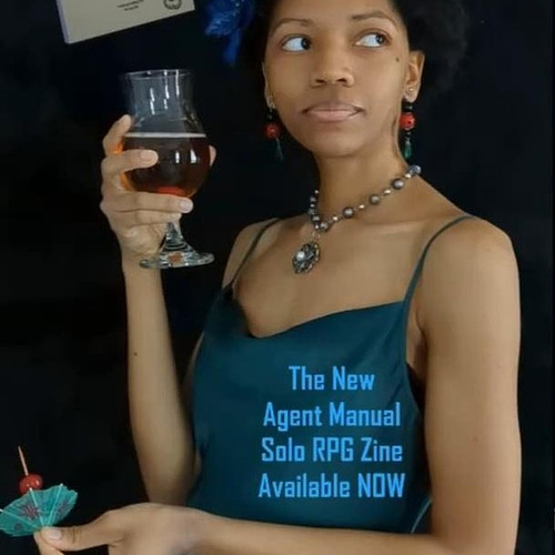 Link in Bio! The New Agent Manual (solo RPG zine) is live on #kickstarter for #zinequest & #zinemonth! Join @thepeculiarjewel...