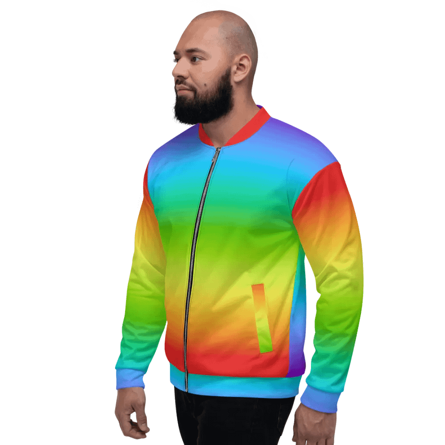 Rainbow Bomber Jacket product image (8)