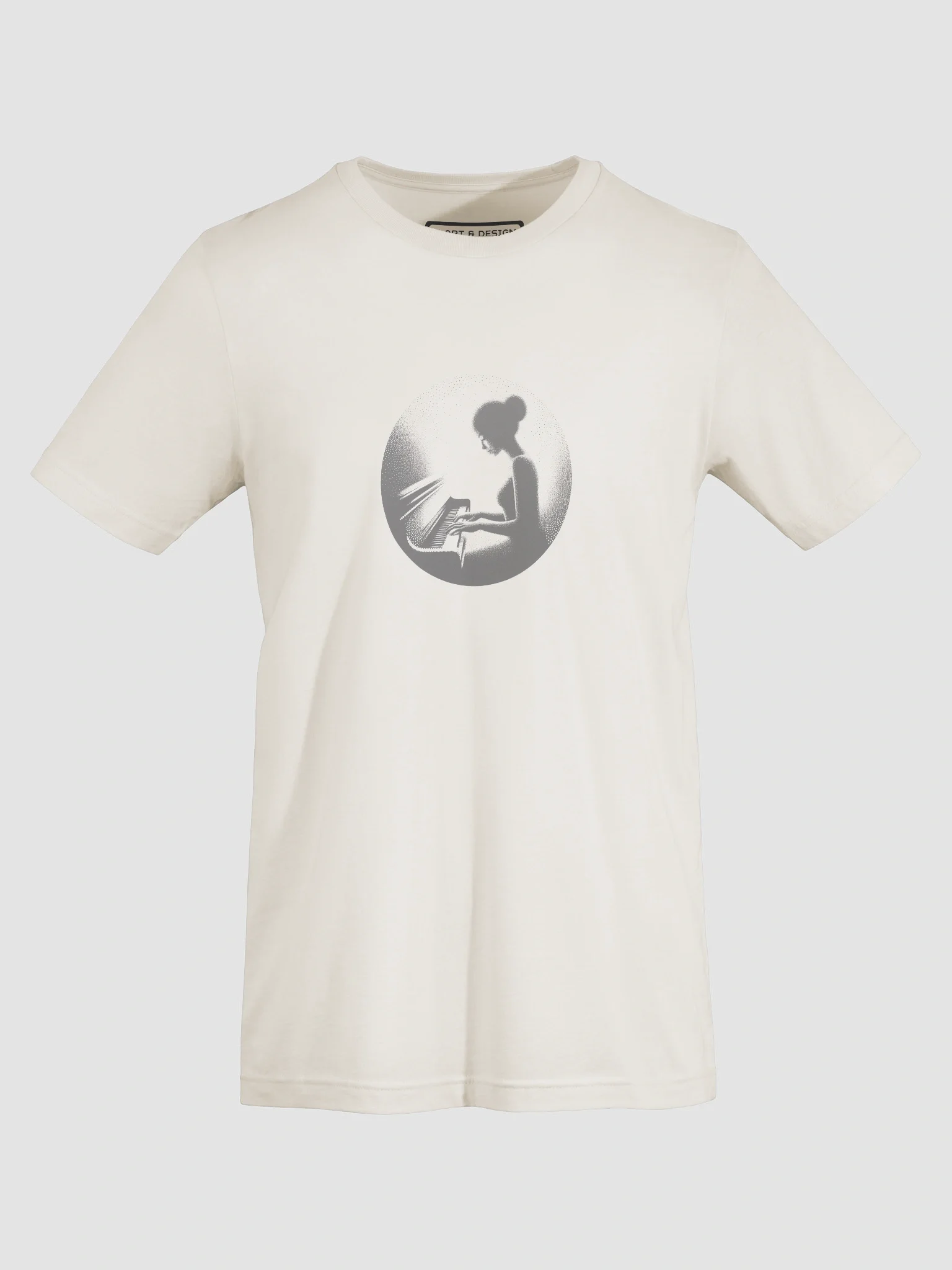 Piano Shadow Lady T-Shirt product image (7)