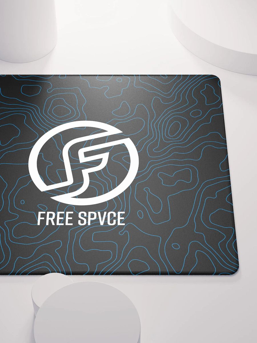 Topographic Black & Blue Mousepad product image (9)