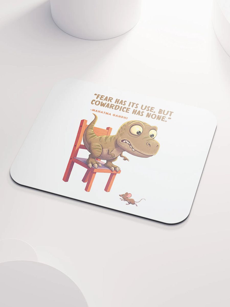 Mohatma Gandhi Motivational Quote - Dino Fear Mouse Pad product image (3)