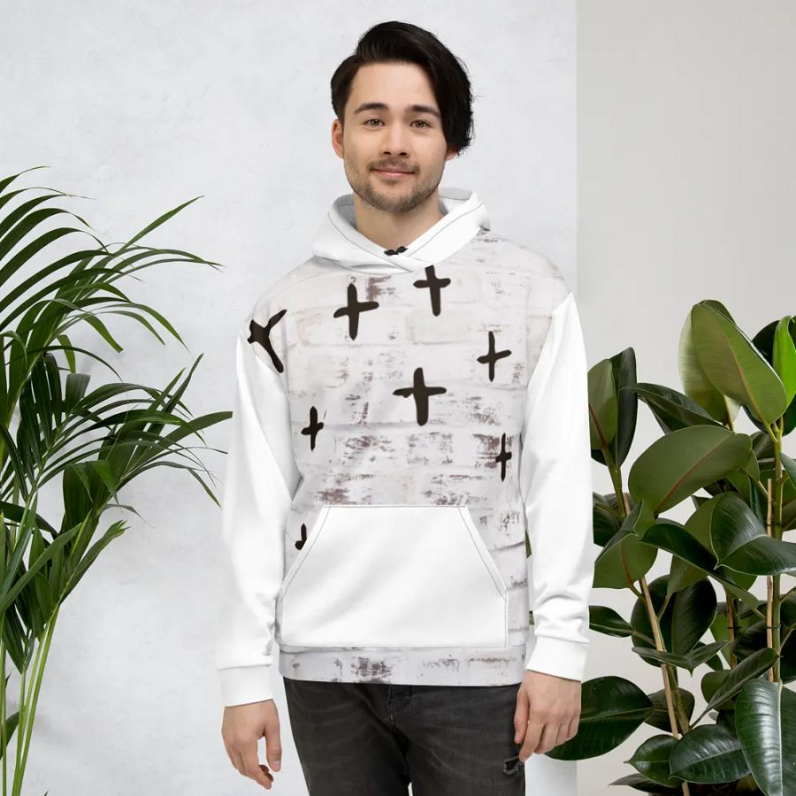I see jesus sitted on the thrown Unisex Hoodie product image (3)