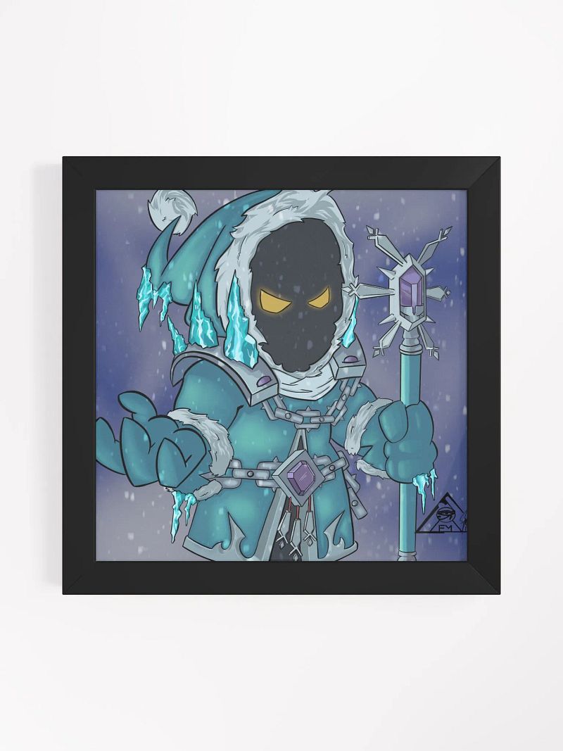 Frozen Mage Framed Art Print