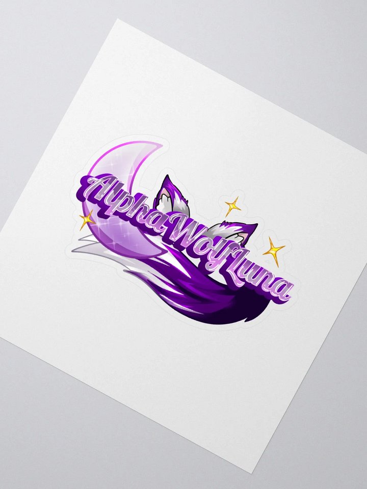 Alpha_Wolf_Luna Logo Sticker product image (4)