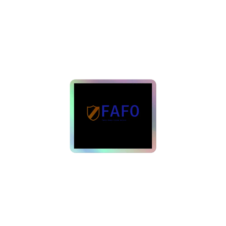 FAFO Shield Family Sticker Set product image (1)