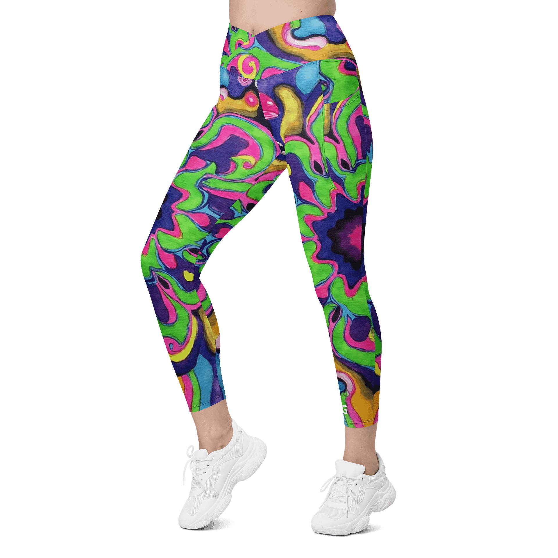 Barry Grady Psychedelic Leggings with Pockets product image (6)