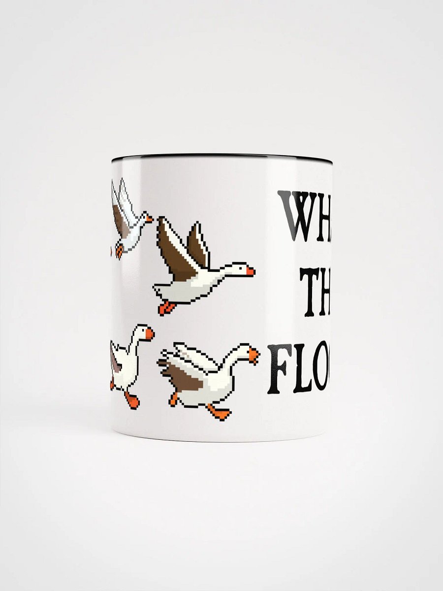 What the Flock Pixel-Art Goose Mug product image (63)