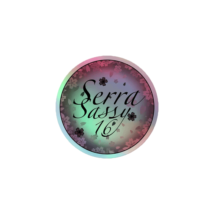 SerraSassy16 Logo Sticker Holographic product image (1)