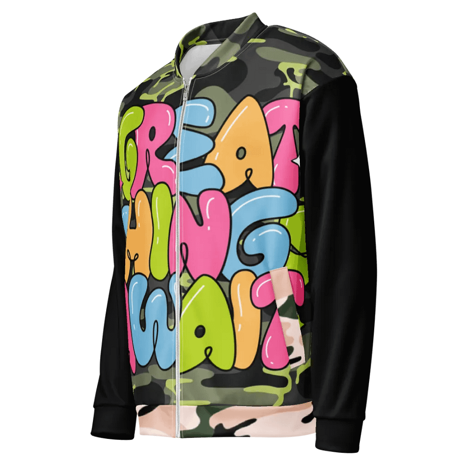 Great things await bomber jacket product image (3)
