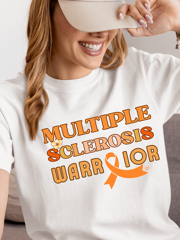 Multiple Sclerosis Warrior, Awareness Comfort Colors T-shirt product image (1)