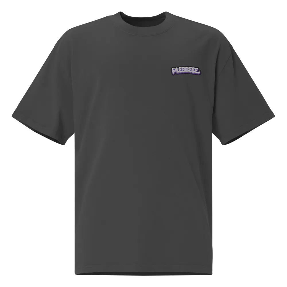 Plebbeee Premium Faded Logo T shirt product image (1)