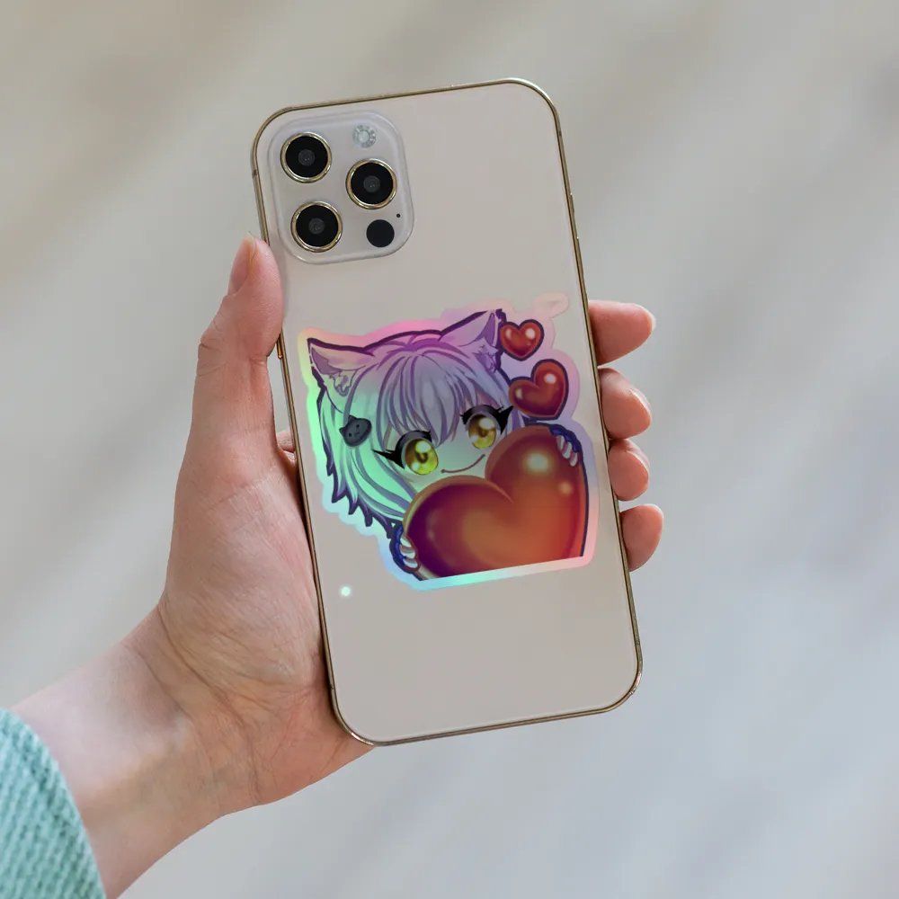 Koneko Heart Emote sticker product image (8)