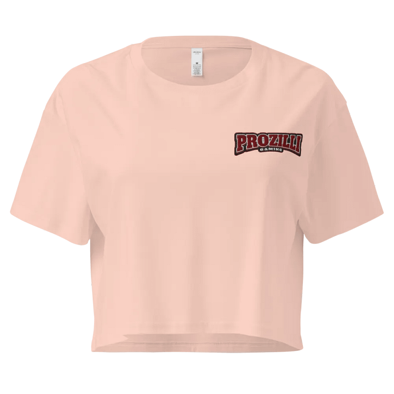 Prozilli Gaming Women's Crop Top – Minimalist Logo Streetwear
