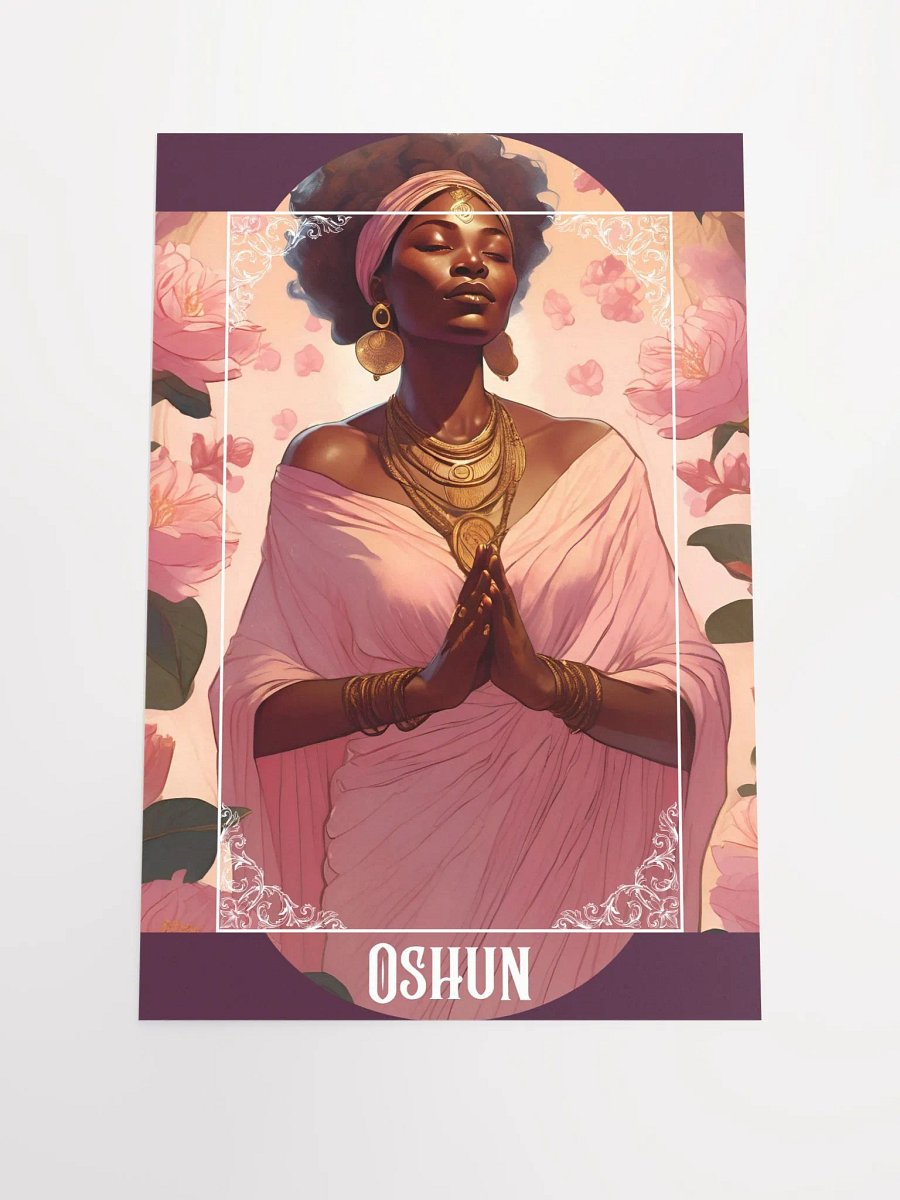 Oshun, Yoruba Goddess of Beauty altar poster product image (1)
