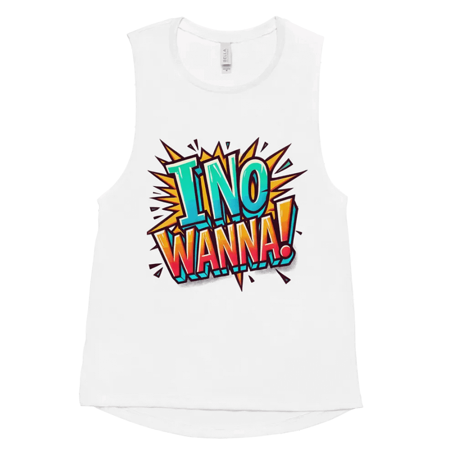 I NO WANNA WOMANS TANK product image (11)