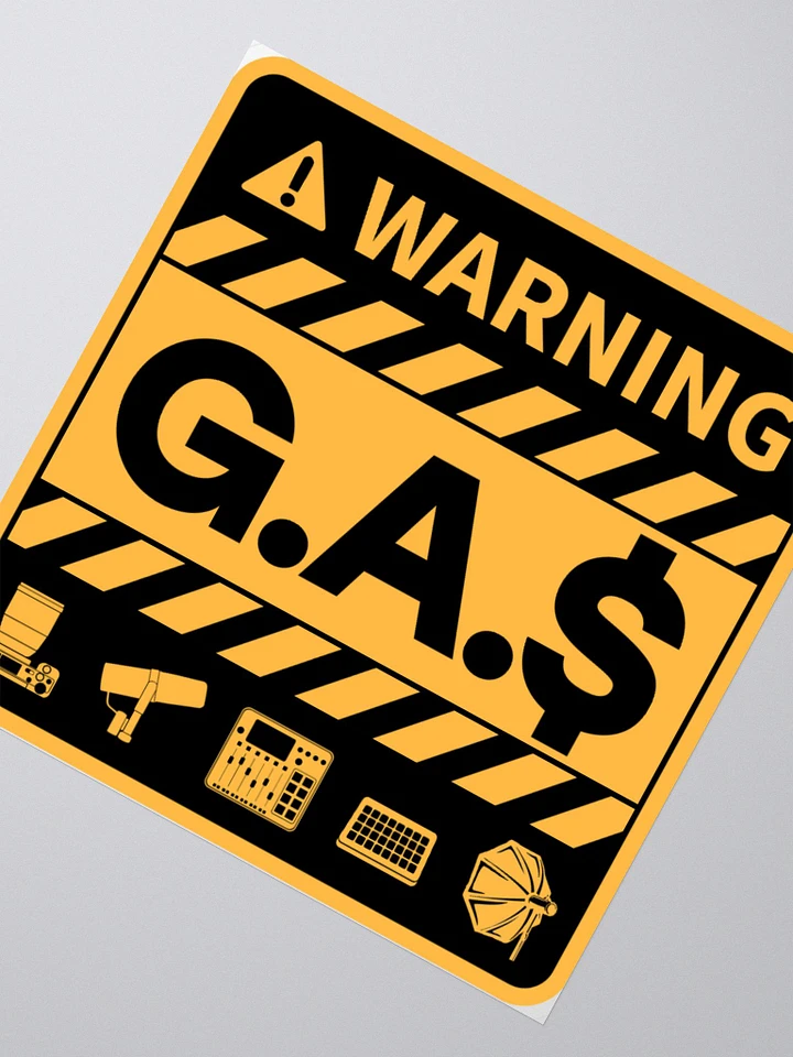 G.A.$. Warning Sticker product image (2)