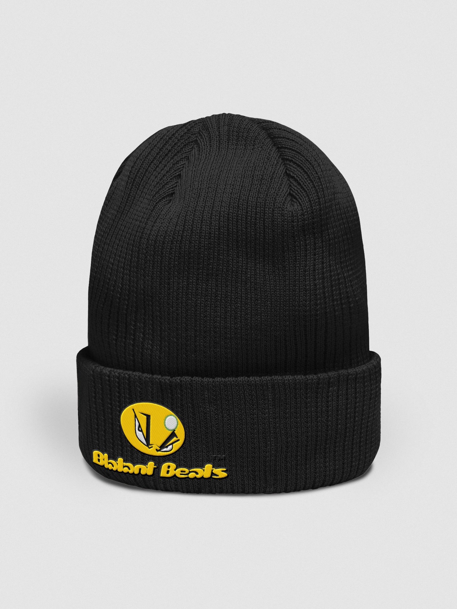 Blatant Beats Organic Ribbed Beanie product image (3)
