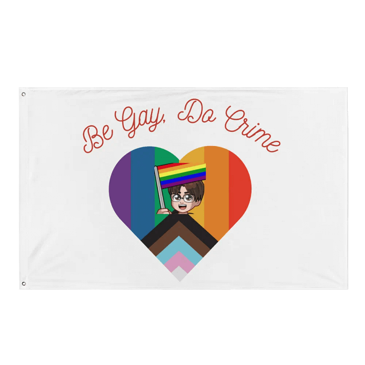 Be Gay, Do Crime Flag product image (1)