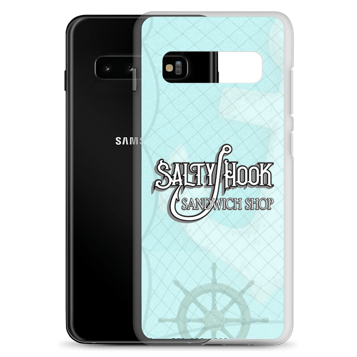 Salty Hook Sandwich Shop Clear Case: Nautical Logo product image (23)