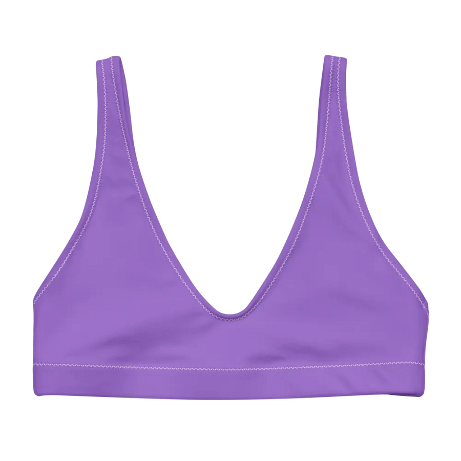 Plain Color Amethyst Padded Bikini Top product image (5)