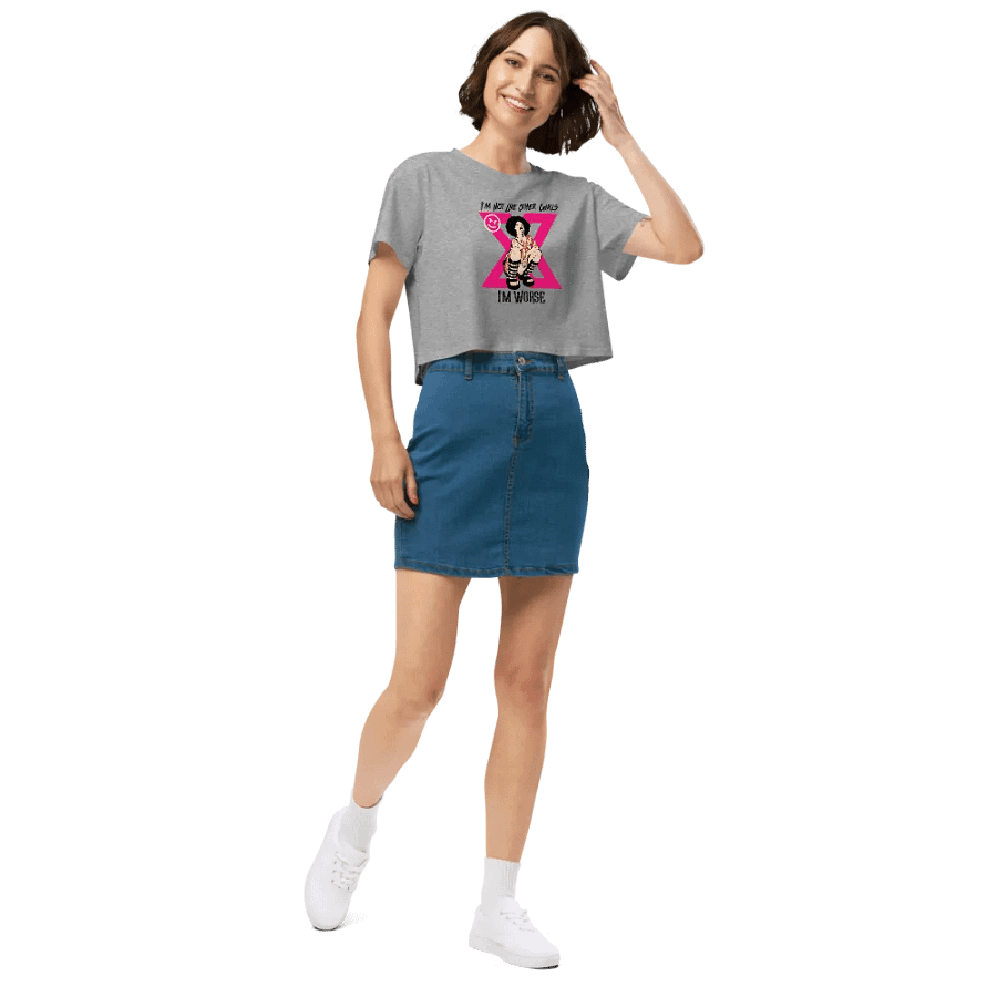 Not Like Other Girls Womans Crop Top-Afro Anne product image (3)