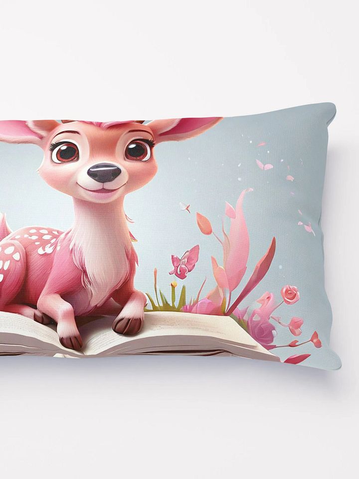 pink deer or fawn with flower and book product image (6)