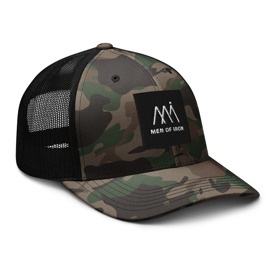 Men of Iron Camo Trucker Hat product image (8)