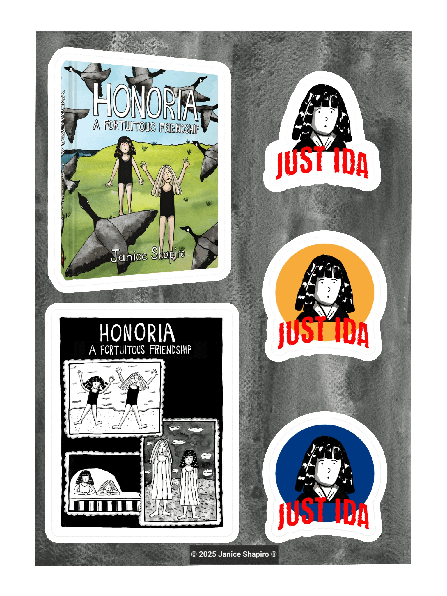 Honoria: A Fortuitous Friendship & Just Ida Sticker Sheet! product image (3)