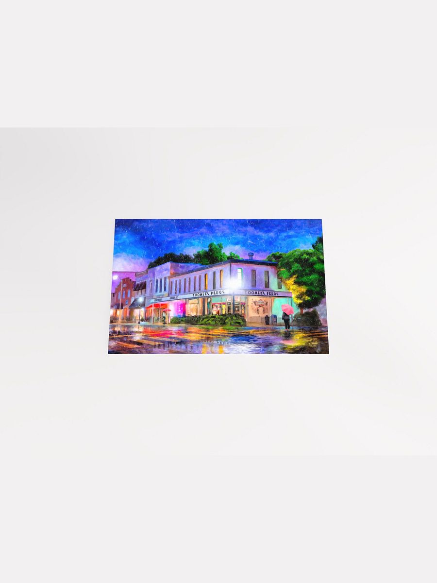 Auburn Alabama On A Rainy Evening Matte Poster product image (4)
