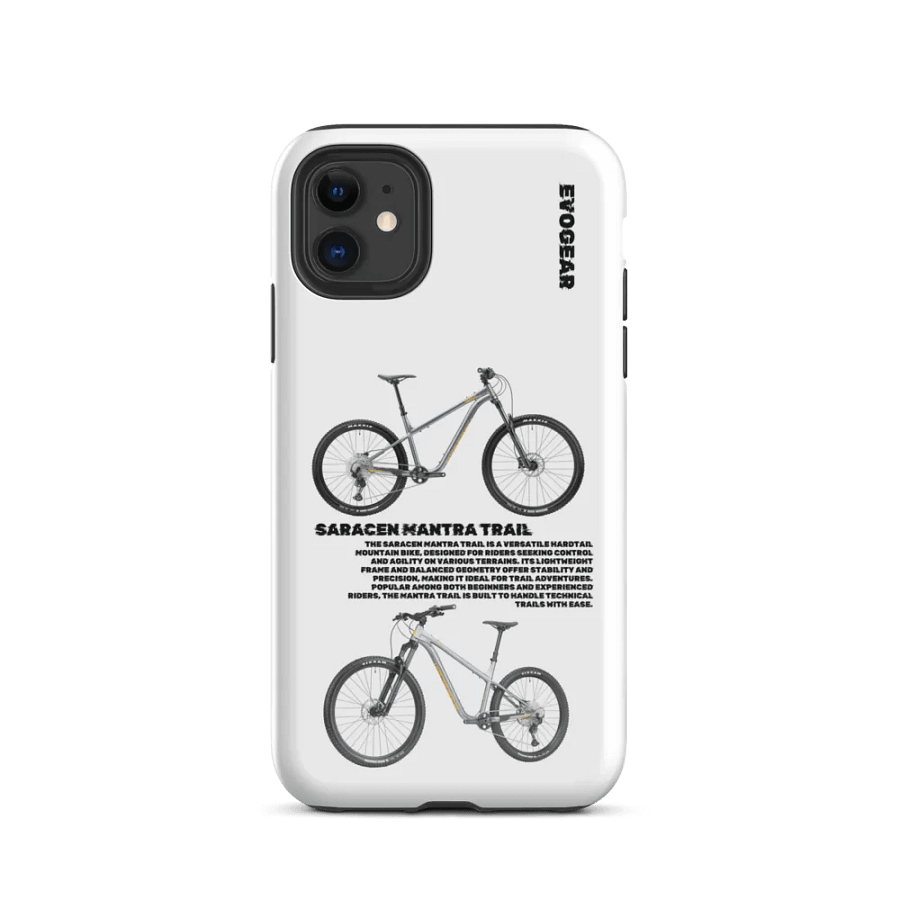White Mantra Trail iPhone Case product image (2)