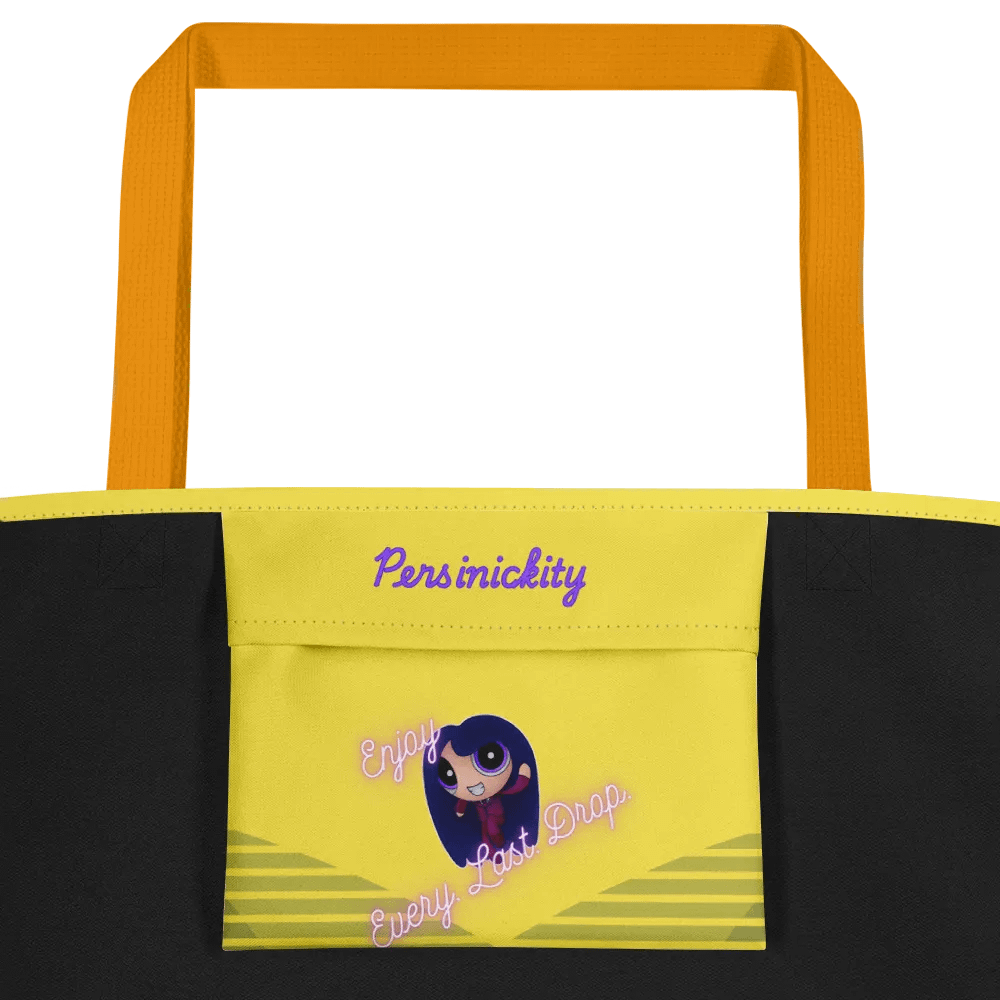 Pizza Love Tote Bag - Yellow product image (2)