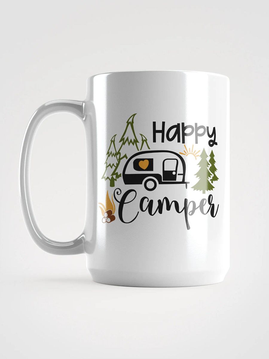Happy Camper White Coffee Mug product image (6)