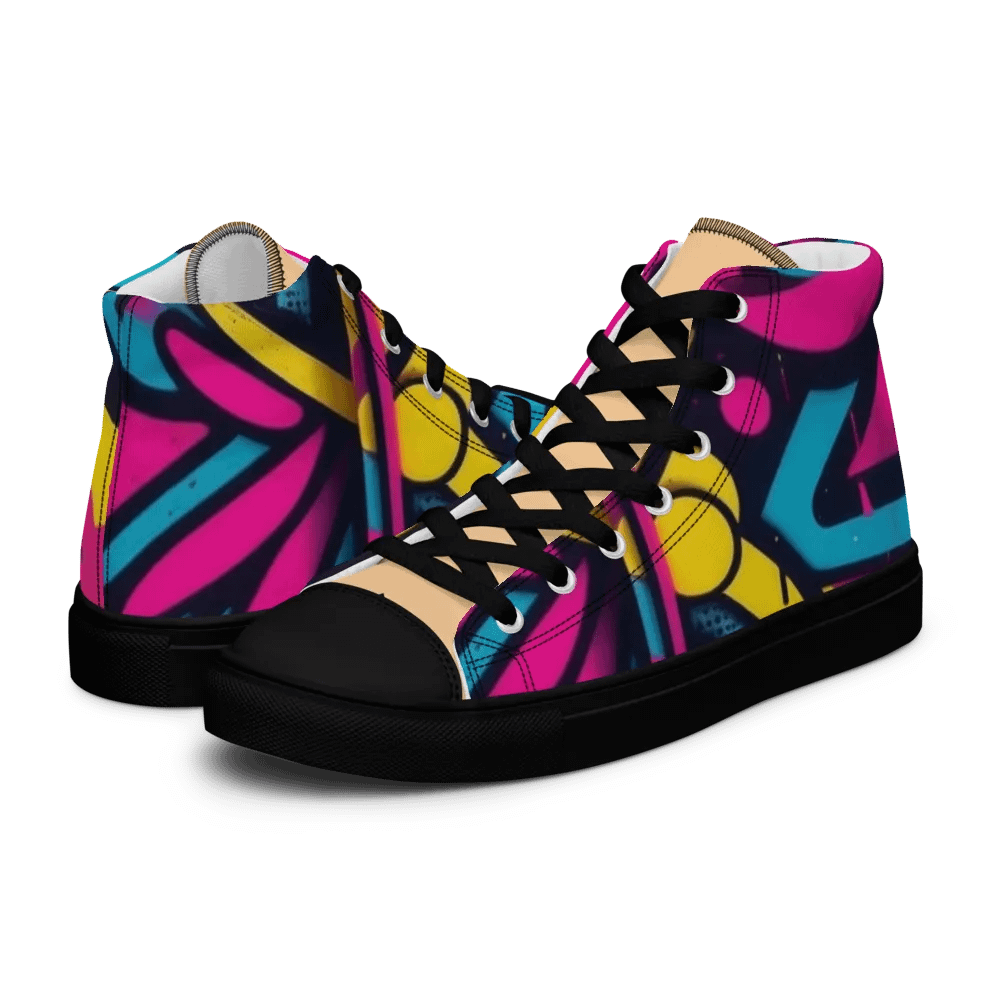 Viral Geometric Graffiti High Tops product image (10)