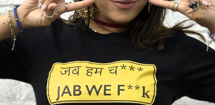 Jab We F**K Graphic T-Shirt product image (2)