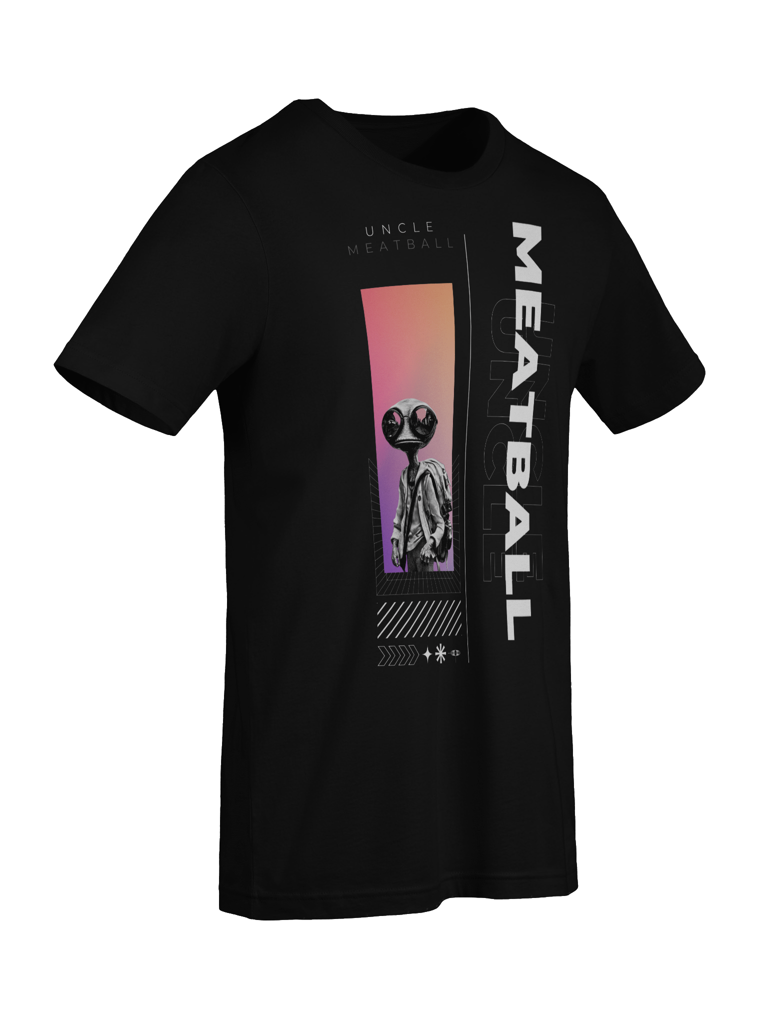 Uncle Meatball Alien Boy Tee product image (5)