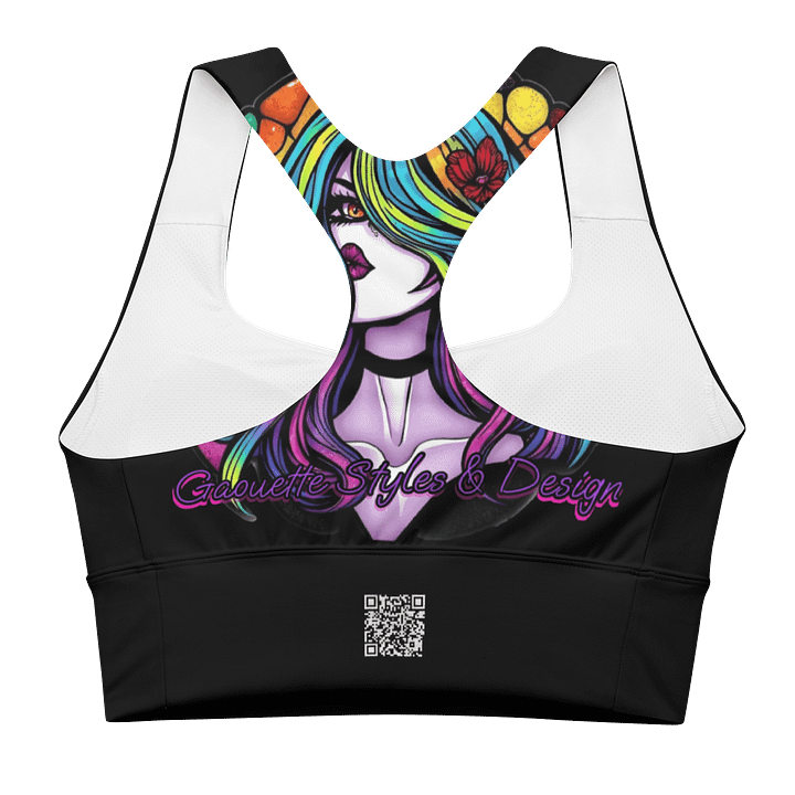 Colorful Elegance All-Over Sports Bra product image (2)