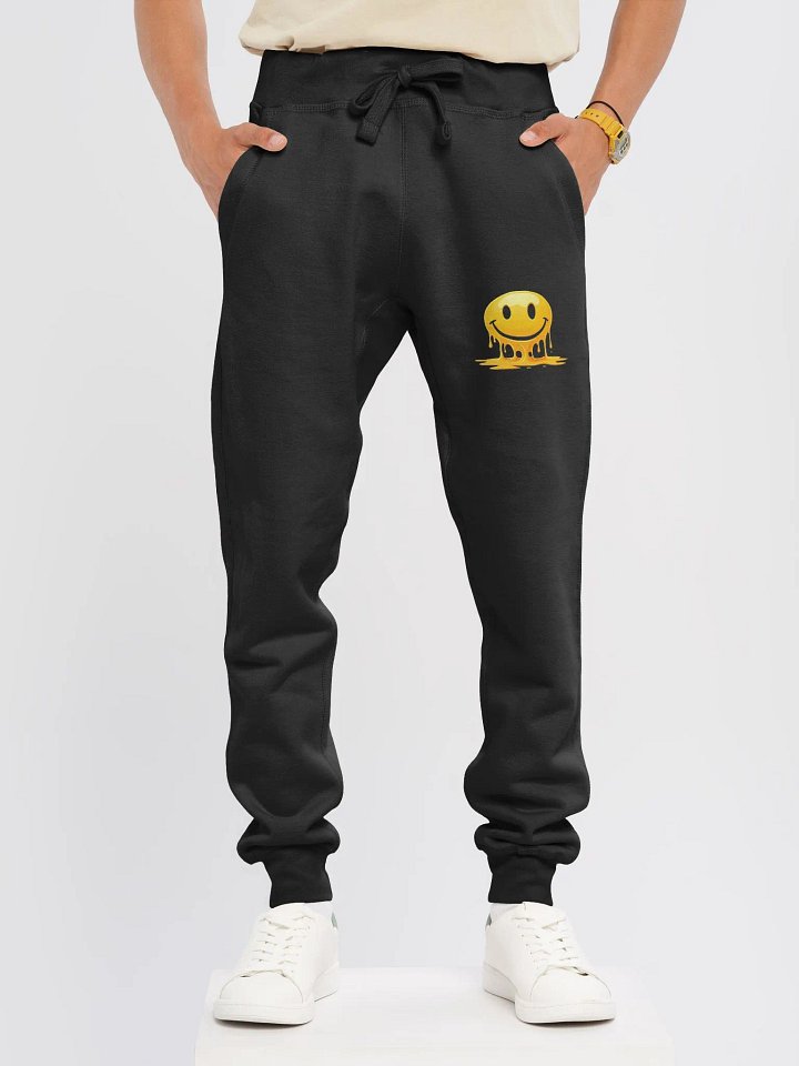 Melting Smiley Face Fleece Joggers product image (1)