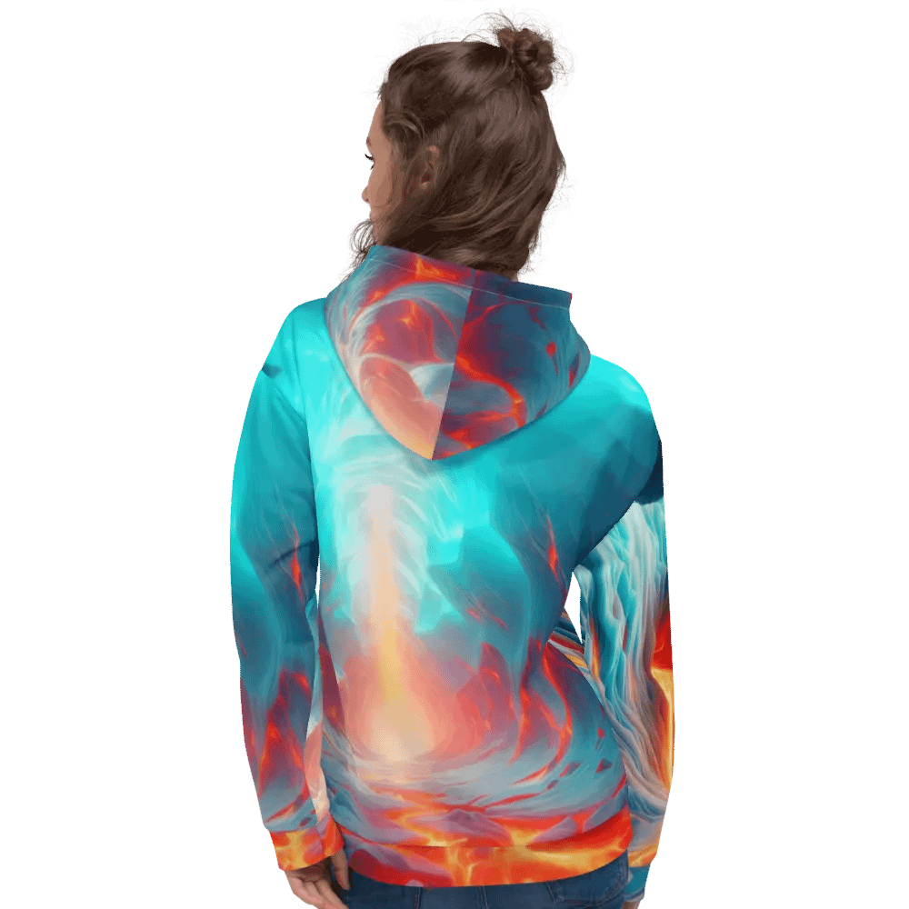 Fire and Ice - Molten Lava Meets Ice #3 product image (9)