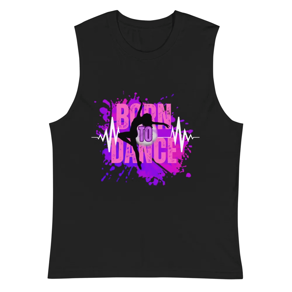 Expressive Born to Dance Her Silhouette Muscle Tank product image (3)
