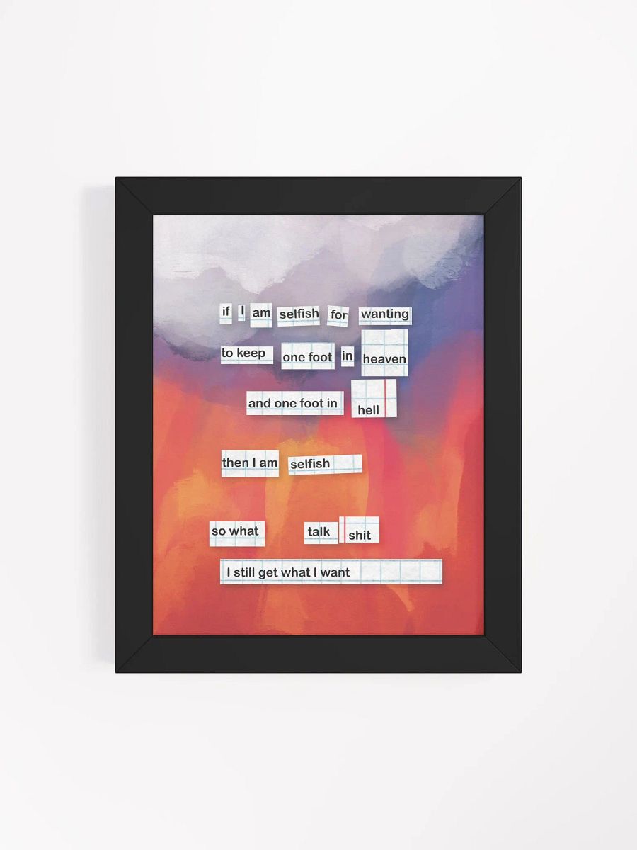 Heaven & Hell Framed Art Print product image (4)