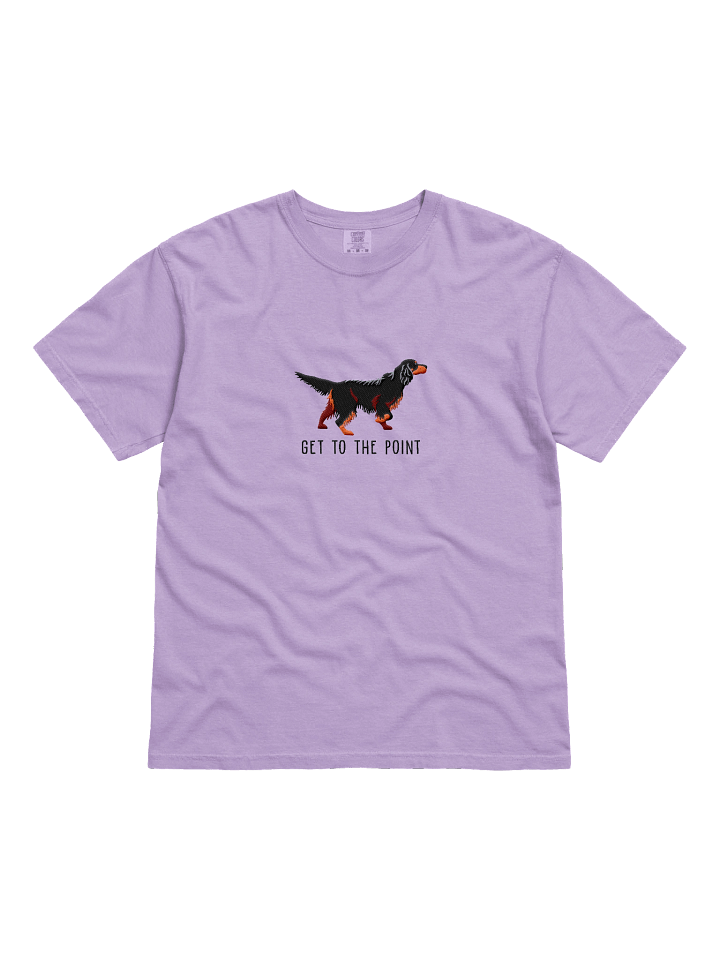 Get to the Point T-Shirt(Embroidered) of a Gordon Setter product image (1)