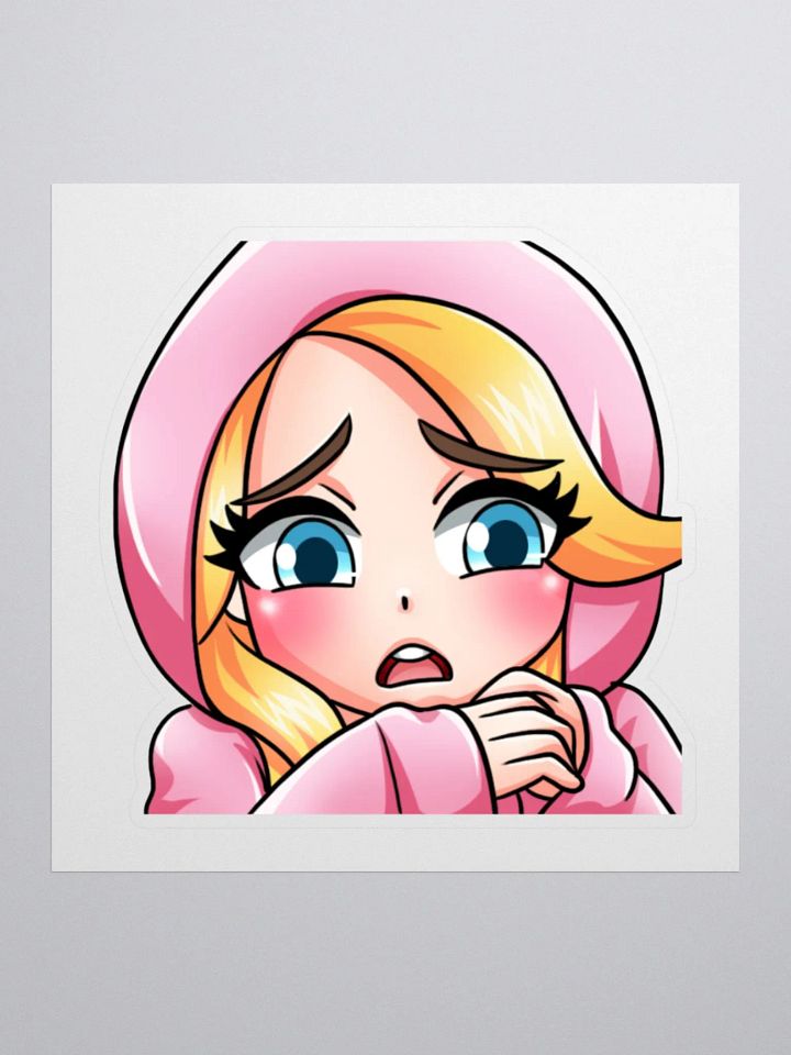 Melissa Shy Emote Sticker product image (1)