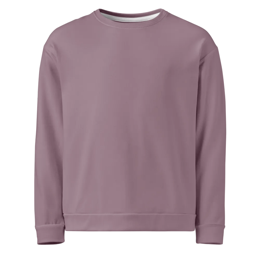 Plain Cool Brown Light Summer Unisex Recycled Polyester Heavyweight Premium Sweatshirt by Treasure Pie product image (1)