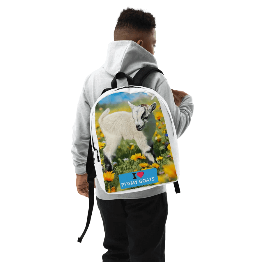 I LOVE PYGMY GOATS BACKPACK product image (12)