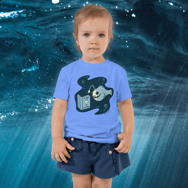 Deep Sea Readin' Toddler - Heather Columbia Blue product image (1)