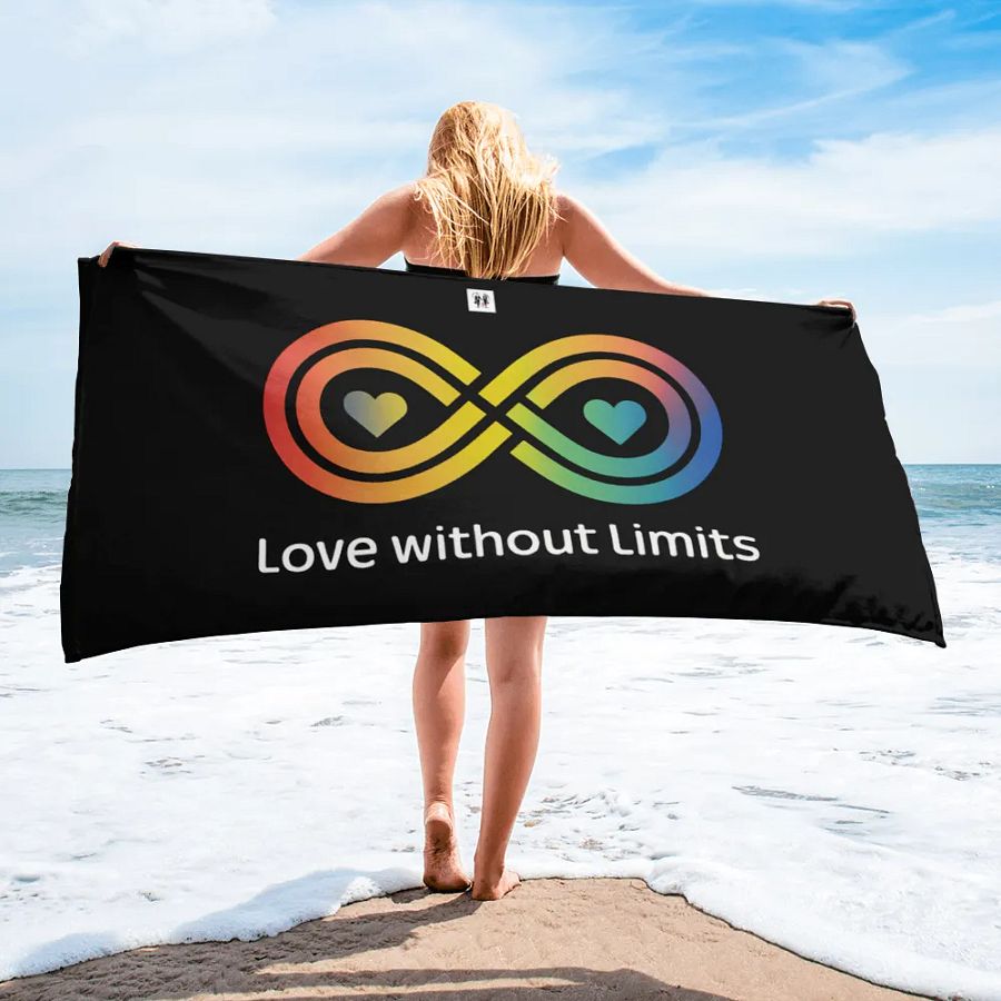 Love Without Limits Rainbow Towel product image (2)